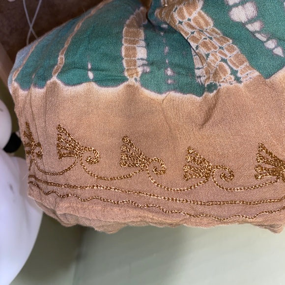 Rayasun Tie Dye Extreme Boho Mini Sundress Size Medium 60’s Style - Picture 5 of 6